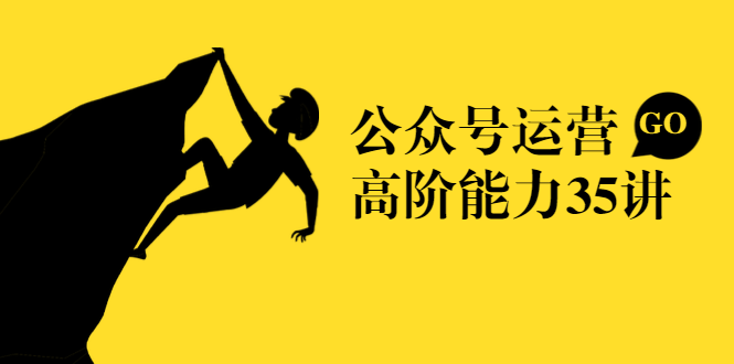 公众号运营高阶能力35讲，从月薪3k到月薪30k，新媒体人的必修课-买得值资源库