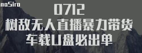 树敌‮习研‬社抖音无人直播暴力带货车载U盘必出单，单号单日产出300纯利润-买得值资源库