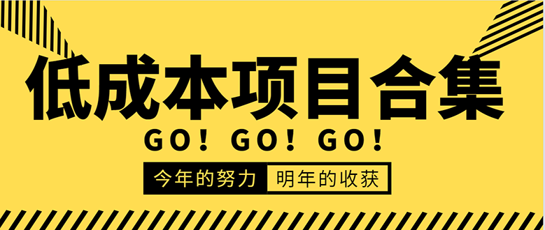 低成本零成本项目合集：赚钱快的慢的、暴利的，线上线下的，价值万元资料-买得值资源库