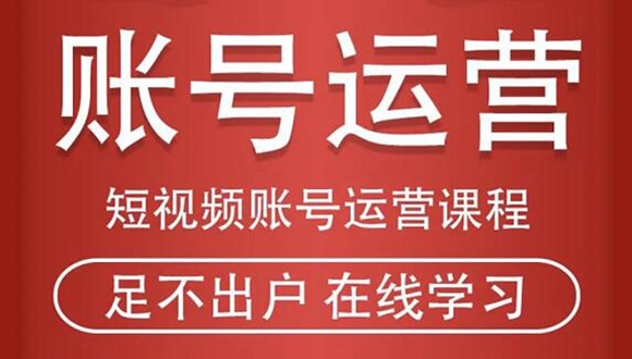 短视频账号运营课程：从话术到短视频运营再到直播带货全流程，新人快速入门-买得值资源库
