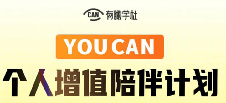 有趣学社·YOUCAN个人增值陪伴计划：提升个人“稳定可持续赚钱能力”-买得值资源库