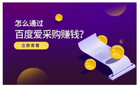 大王·怎么通过百度爱采购赚钱，已经通过百度爱采购完成200多万的销量-买得值资源库