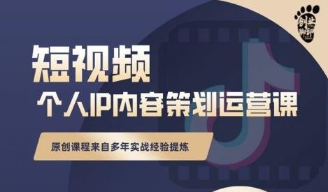 抖音短视频个人ip内容策划实操课，真正做到普通人也能实行落地-买得值资源库