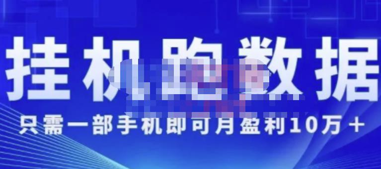 猎人电商:挂机数跑‬据，只需一部手即机‬可月盈利10万＋（内玩部‬法）价值4988元-买得值资源库