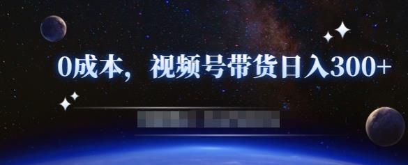 零基础视频号带货赚钱项目，0成本0门槛轻松日入300+【视频教程】-买得值资源库