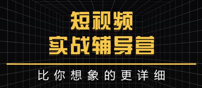 达人队长:短视频实战辅导营，比你想象的更详细-买得值资源库