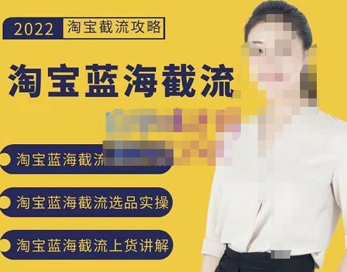 2022淘宝蓝海截流攻略，淘宝蓝海截流选品上货实操讲解-买得值资源库