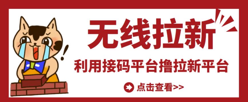 最新接码无限拉新项目，利用接码平台赚拉新平台差价，轻松日赚500+-买得值资源库