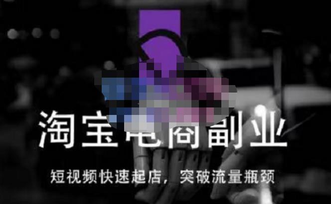蓝Sir派·淘宝短视频快速起店，替代传统搜索方式，学会做一个不一样的淘宝店-买得值资源库