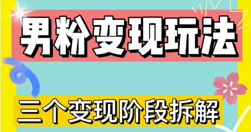 0-1快速了解男粉变现三种模式【4.0高阶玩法】直播挂课，蓝海玩法-买得值资源库