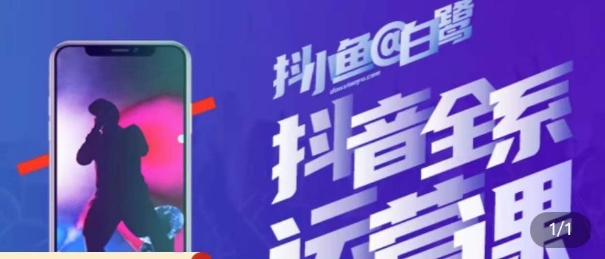 白鹭·主播内训营，运营主播话术起号进阶能力提升-买得值资源库