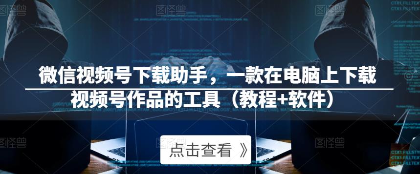 微信视频号下载助手，一款在电脑上下载视频号作品的工具（教程+软件）-买得值资源库
