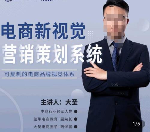 大圣·电商新视觉营销策划系统，可复制的电商品牌视觉识别系统-买得值资源库