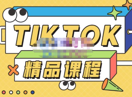 电商孵化中心·TikTok精品课程，教你玩转海外抖音，低成本创业，带您从0开始玩转TikTok-买得值资源库