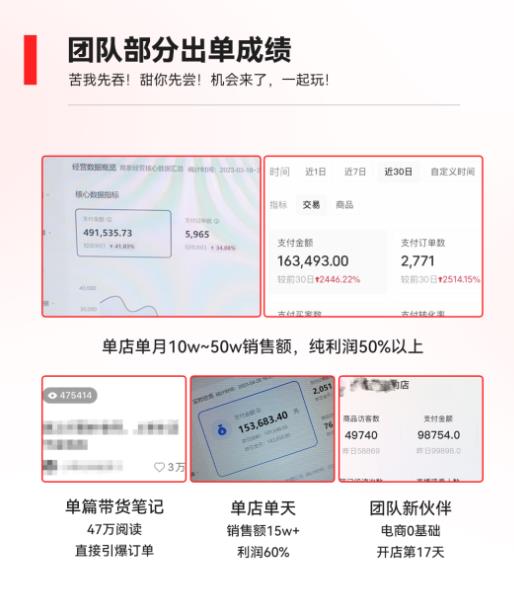 2023小红书电商火爆全网，新晋红利，风口项目，单店收益在3000-30000！-买得值资源库