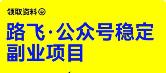 路飞·公众号稳定副业项目，你只要无脑去推广，粉丝和收入，自然就来了-买得值资源库