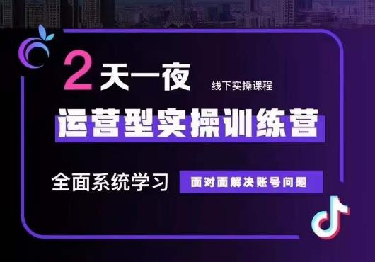 5月22-23线下课运营型实操训练营，全面系统学习，从底层逻辑到实操方法到千川投放-买得值资源库