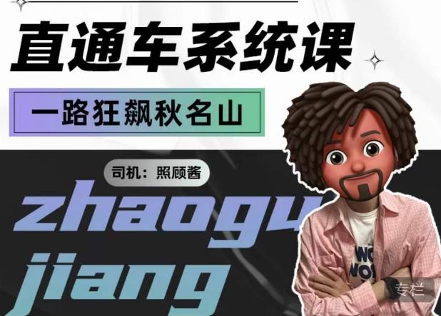 照顾酱·直通车系统课，从0到1搭建你的付费推广思维，讲基础，讲思路，讲方法，也讲实操-买得值资源库