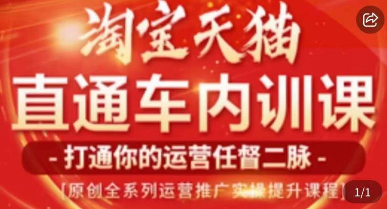 天问电商·2023淘宝天猫直通车内训课，零基础学起直通车运营实操课程-买得值资源库