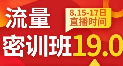 秋秋线上流量密训班19.0，打通流量关卡，线上也能实战流量破局-买得值资源库