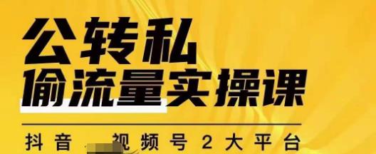 群响公转私偷流量实操课，致力于拥有更多自持，持续，稳定，精准的私域流量！-买得值资源库