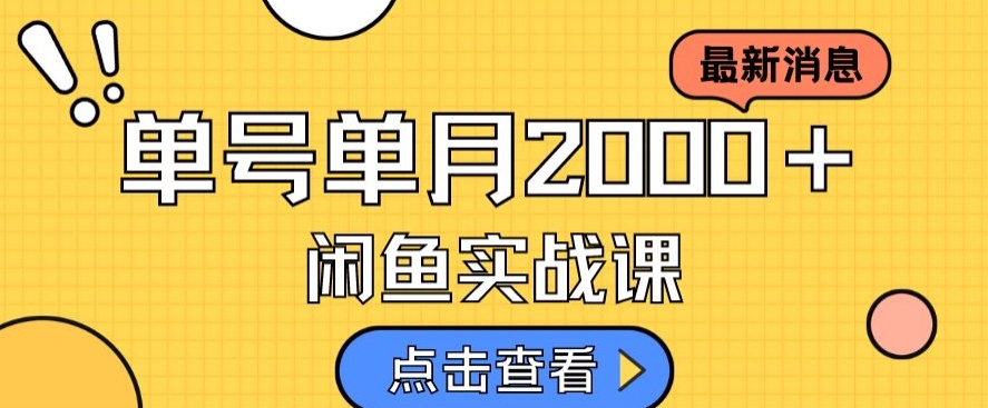 最新闲鱼日入500＋，虚拟资料变现喂饭级讲解-买得值资源库