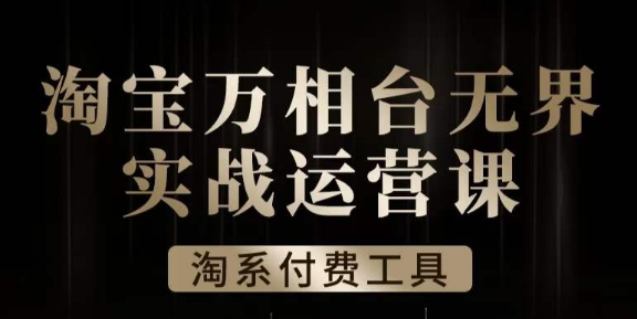 沧海·淘系万相台无界实战运营课，万相台无界实操全案例解析-买得值资源库