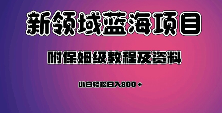 虚拟资源蓝海领域新项目，轻松日入800＋，附保姆级教程及资料-买得值资源库