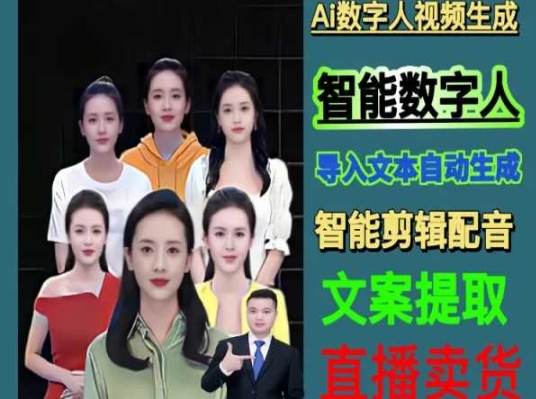 伍老师Ai数字人快速剪辑制作以及变现视频课-买得值资源库