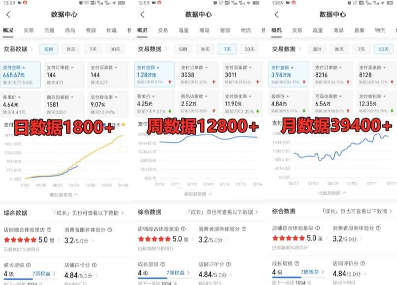 拼多多虚拟电商训练营月入30000+你也行，暴利稳定长久，副业首选-买得值资源库