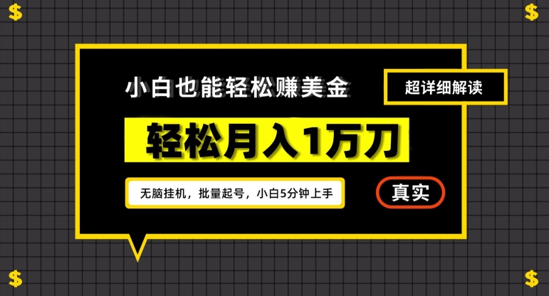 谷歌看广告撸美金2.0，无脑挂机，多号操作，月入1万刀【揭秘】-买得值资源库