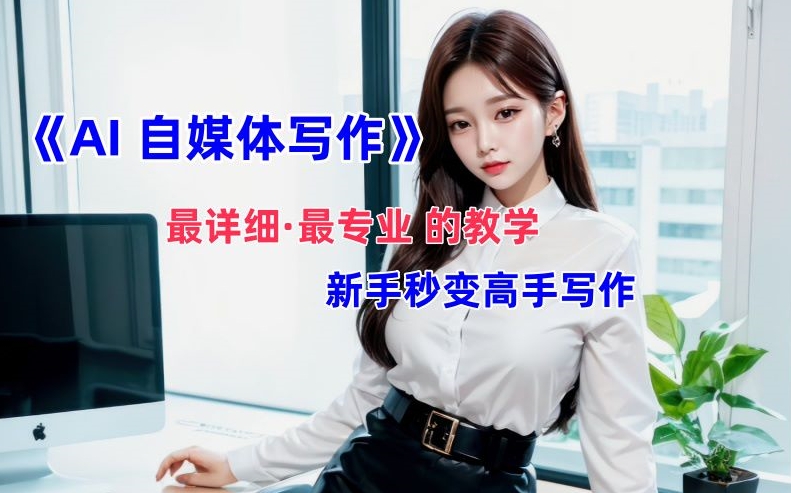 AI自媒体文章创作全网最详细教程，新手秒变写作高手，多方位发展-买得值资源库