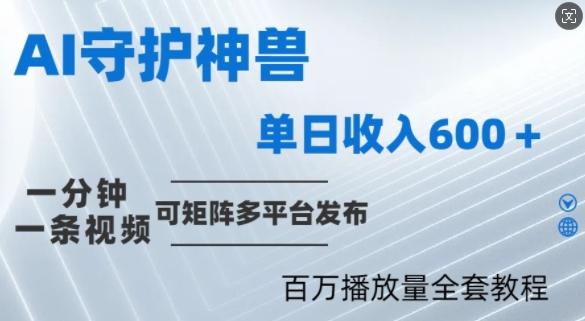 制作各省守护神，100多W播放量的视频只需要1分钟就能完成【揭秘】-买得值资源库