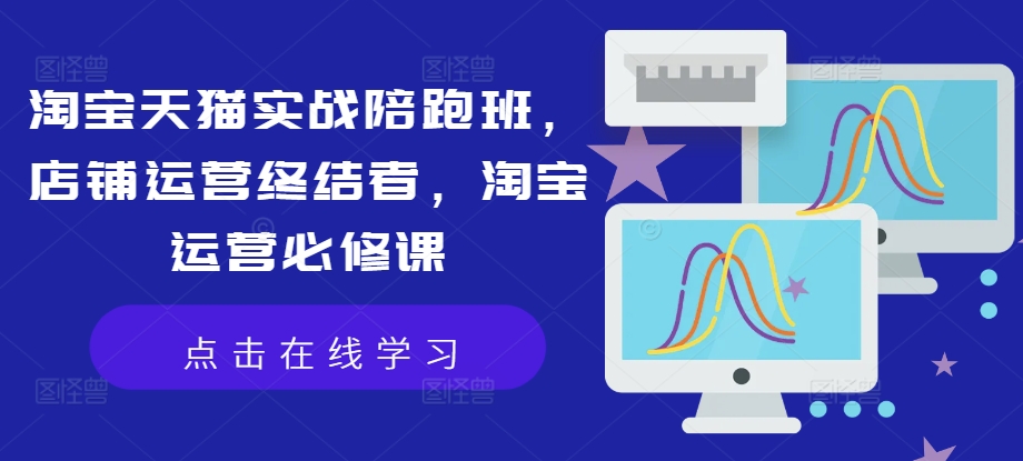 淘宝天猫实战陪跑班，店铺运营终结者，淘宝运营必修课-买得值资源库