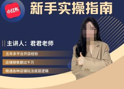 君君-小红书电商从入门到精通，新手实操指南-买得值资源库