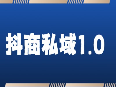 抖商服务私域1.0，抖音引流获客详细教学-买得值资源库