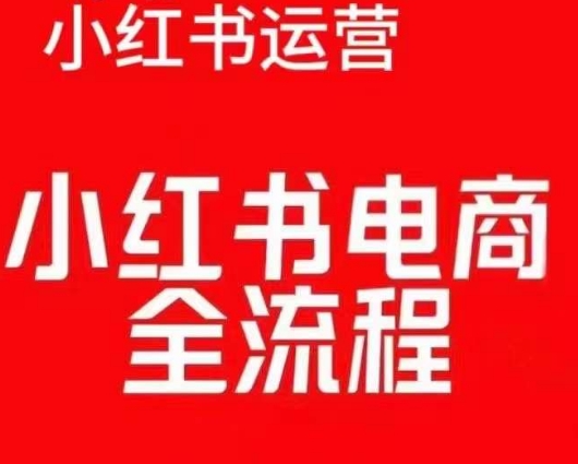 红薯电商实操课，小红书电商全流程-买得值资源库