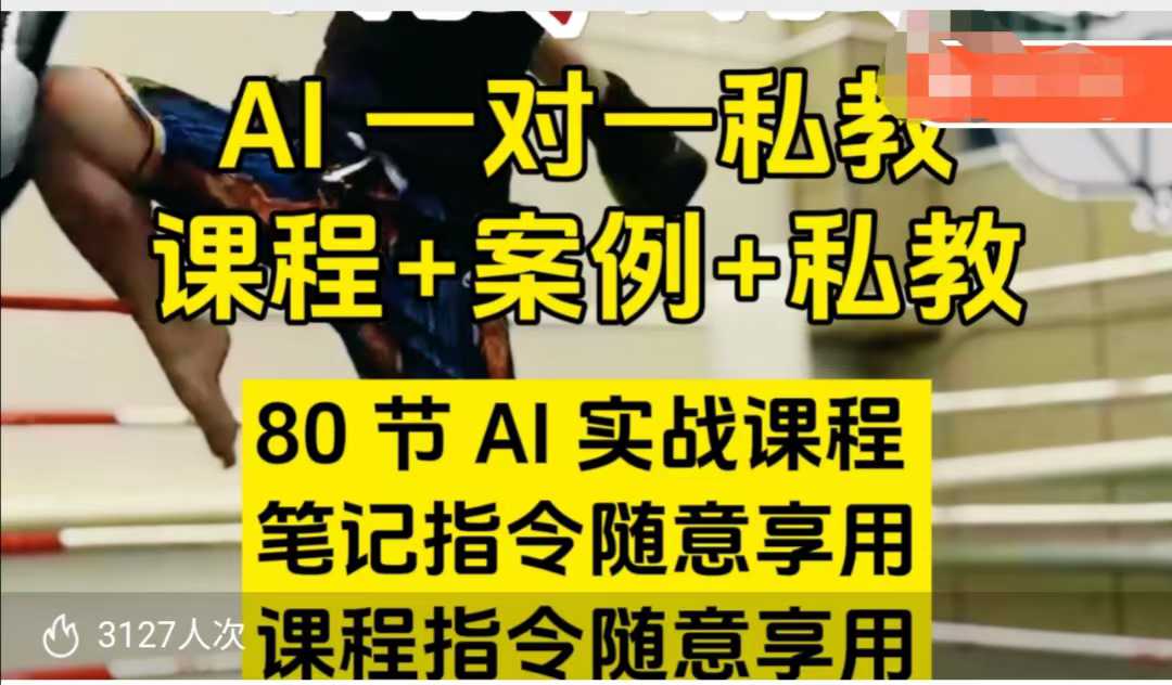 AI指令实战课，课程+案例，80节AI实战课程，笔记指令随意享用，课程指令随意享用-买得值资源库